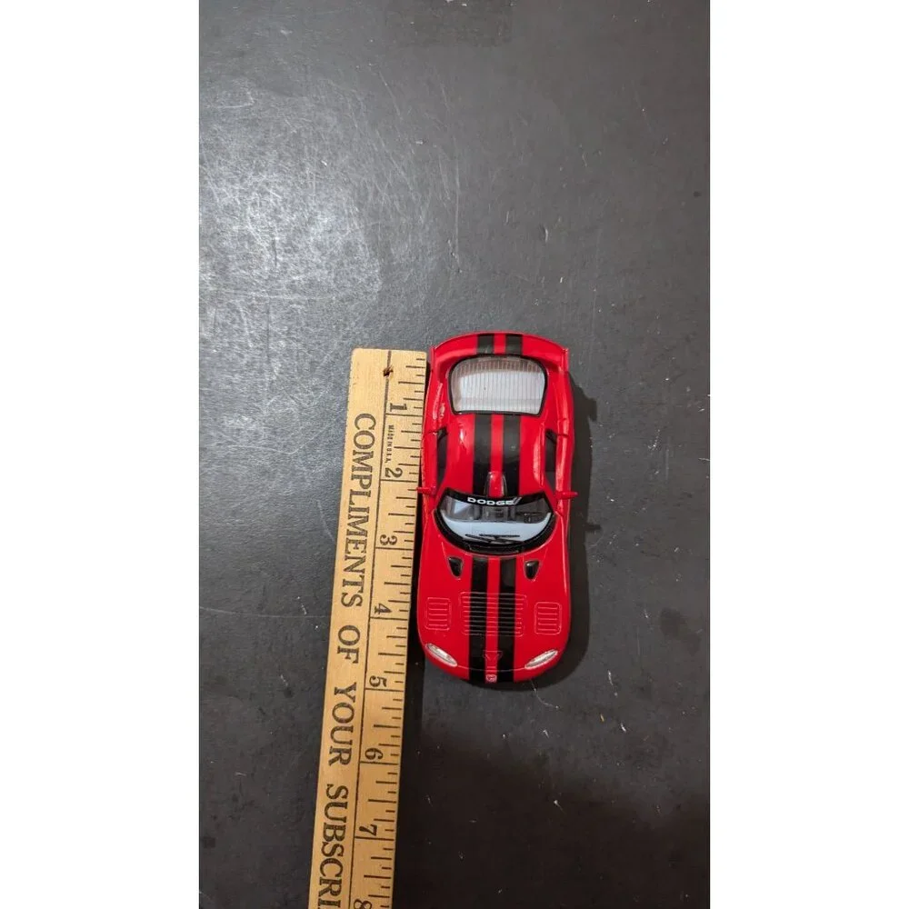 Kinsmart 5 Inch Dodge Viper GTS-R Red Hardtop Diecast Car 1:36 Pull‎ Back Action